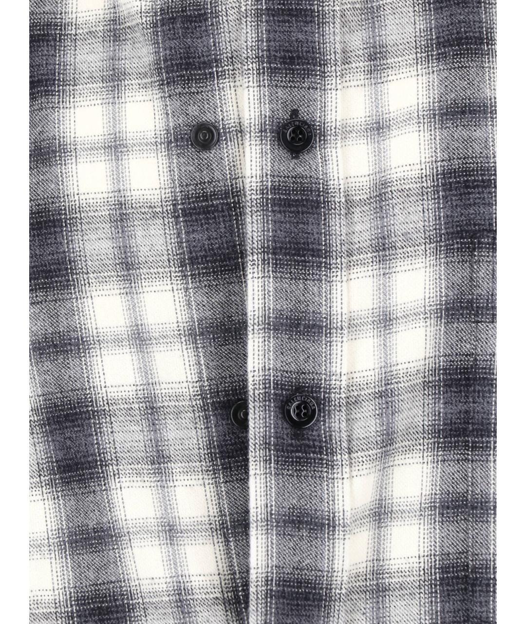 BALENCIAGA Серая хлопковая кэжуал рубашка, фото 4