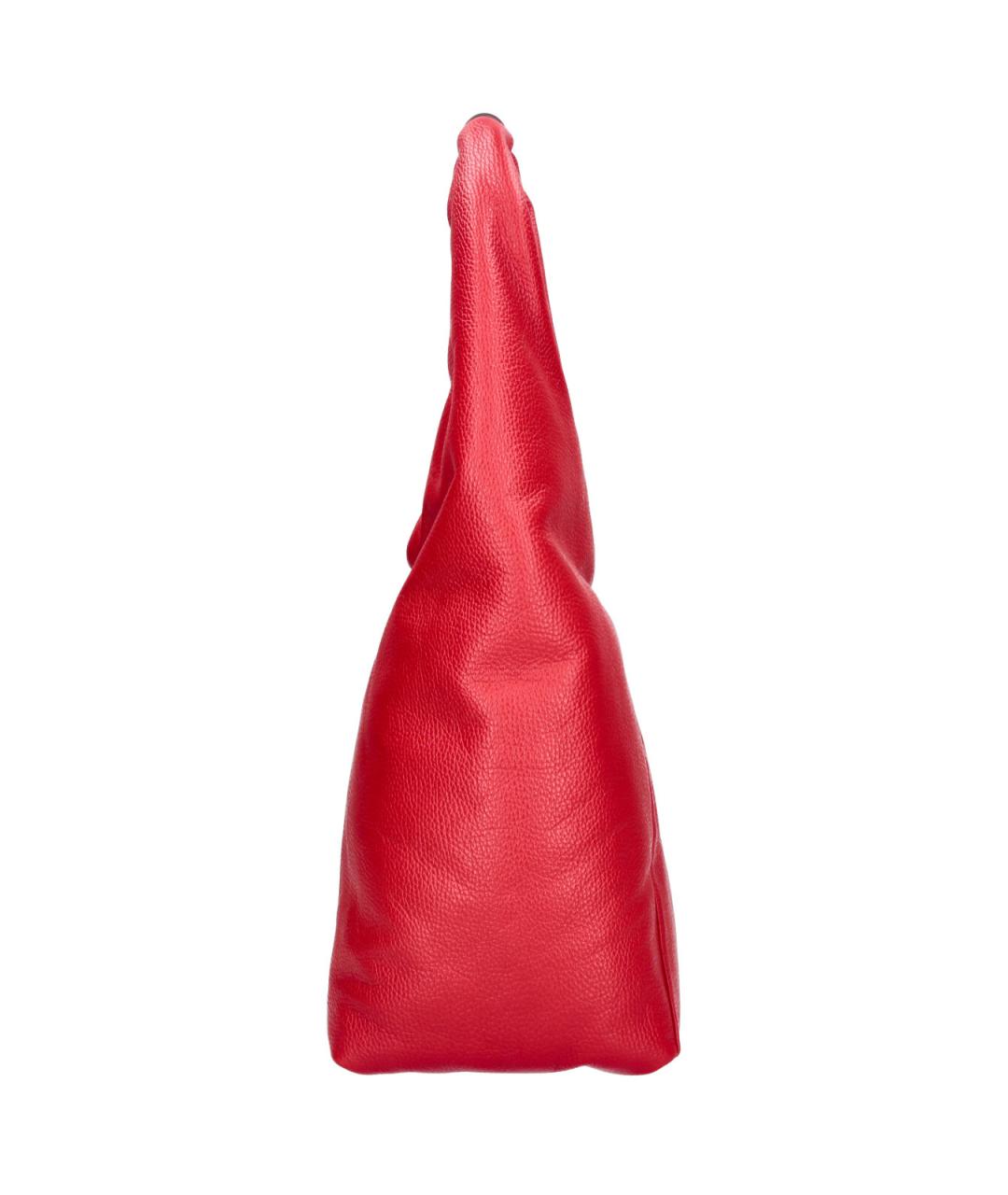 MM6 MAISON MARGIELA Красная кожаная сумка тоут, фото 5