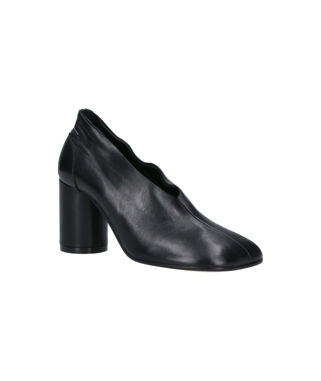 MM6 MAISON MARGIELA Черные кожаные туфли, фото 2