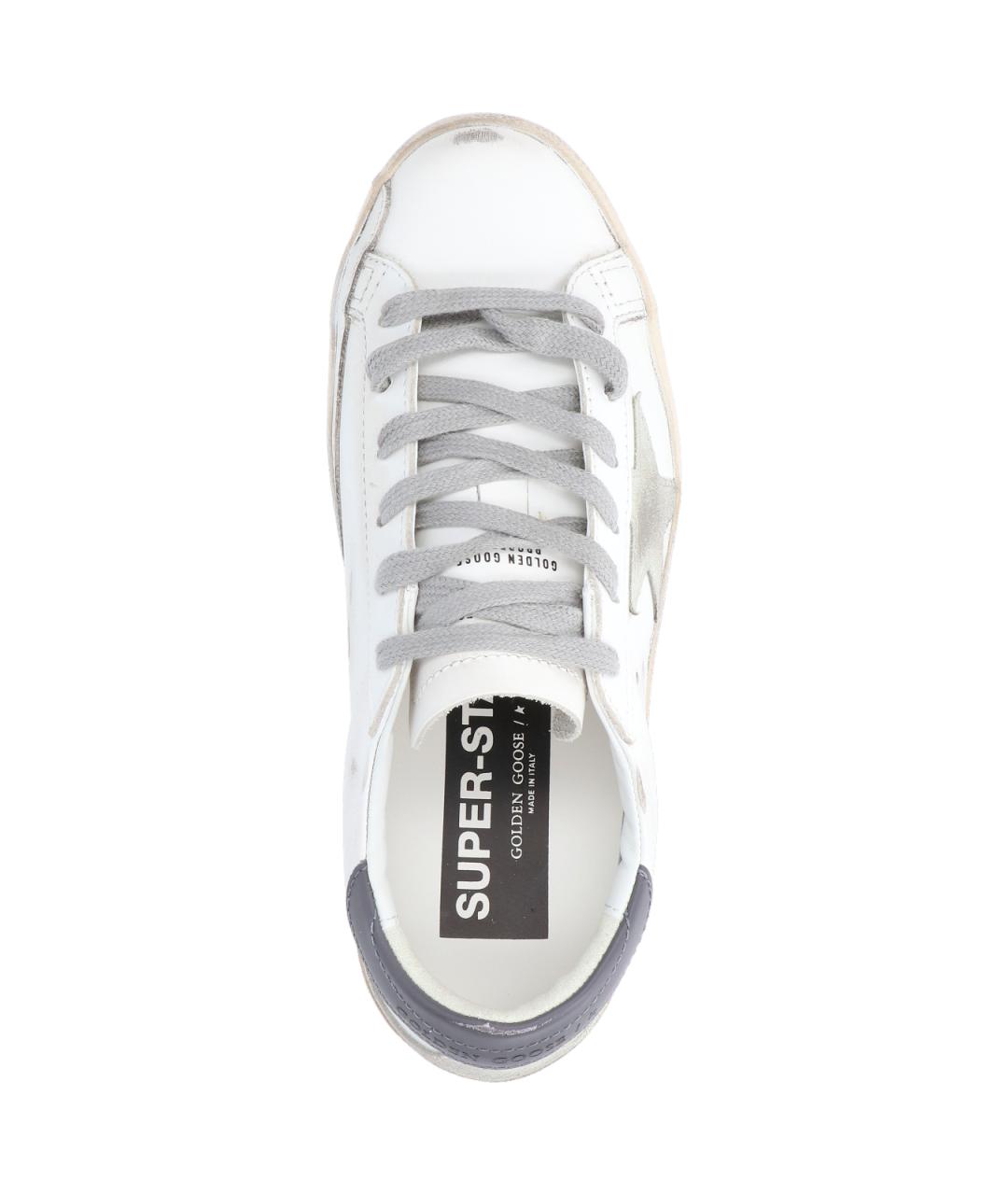 GOLDEN GOOSE Белые кожаные кеды, фото 5