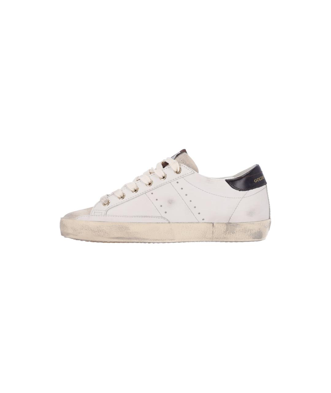 GOLDEN GOOSE Белые кожаные кеды, фото 3