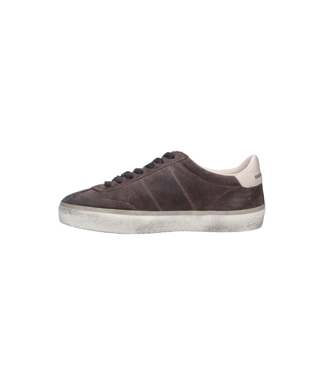 GOLDEN GOOSE Коричневые низкие кроссовки / кеды, фото 3