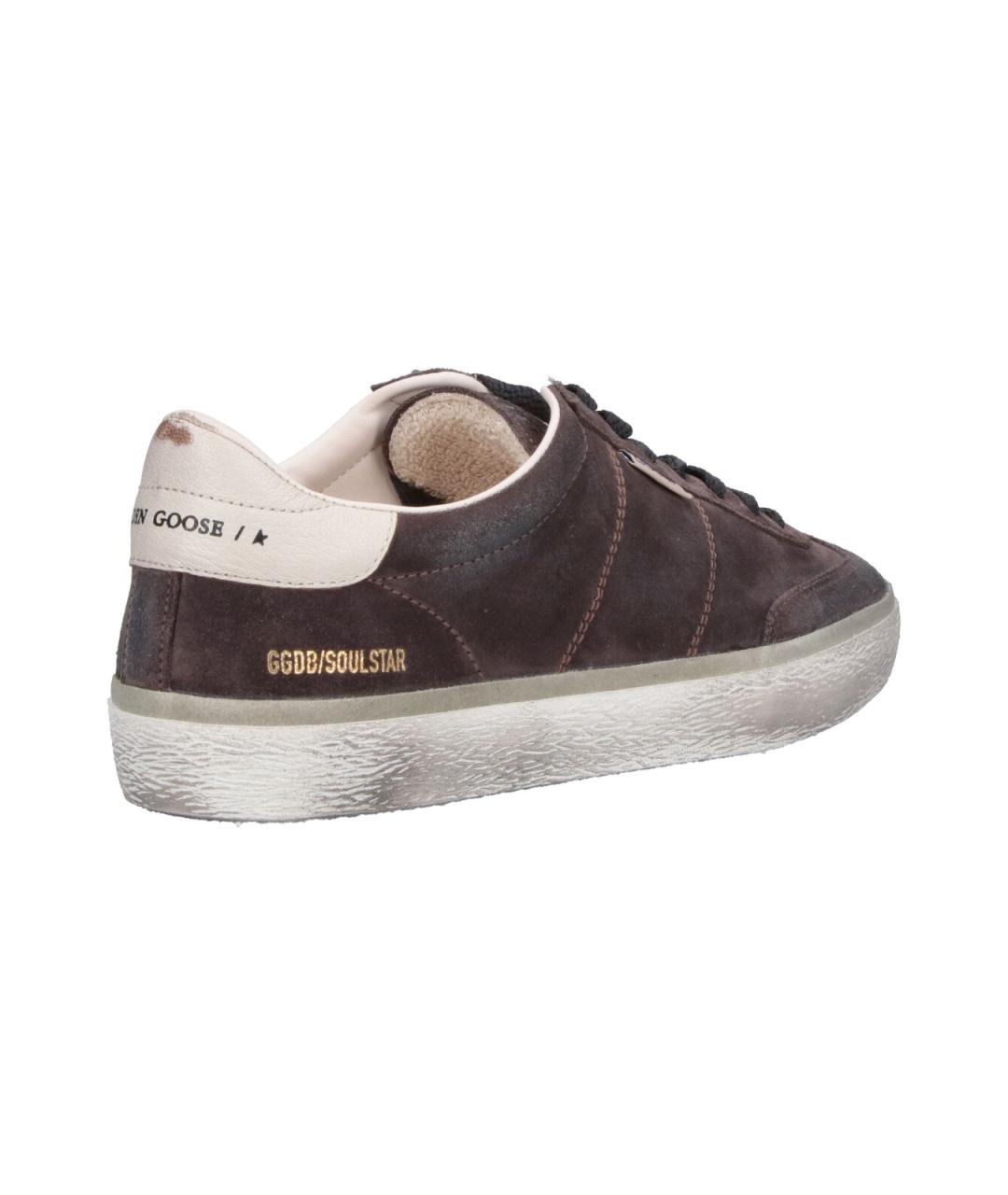 GOLDEN GOOSE Коричневые низкие кроссовки / кеды, фото 4