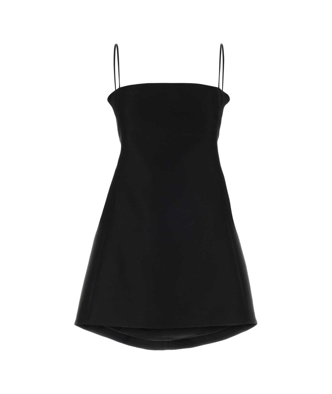 BALENCIAGA Черное шерстяное платье, фото 1