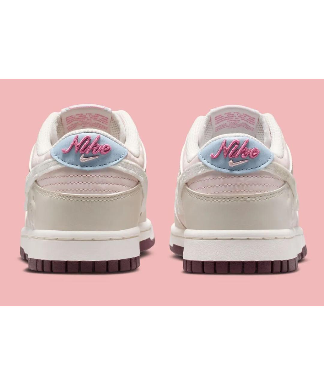NIKE Бежевые кожаные кеды, фото 4