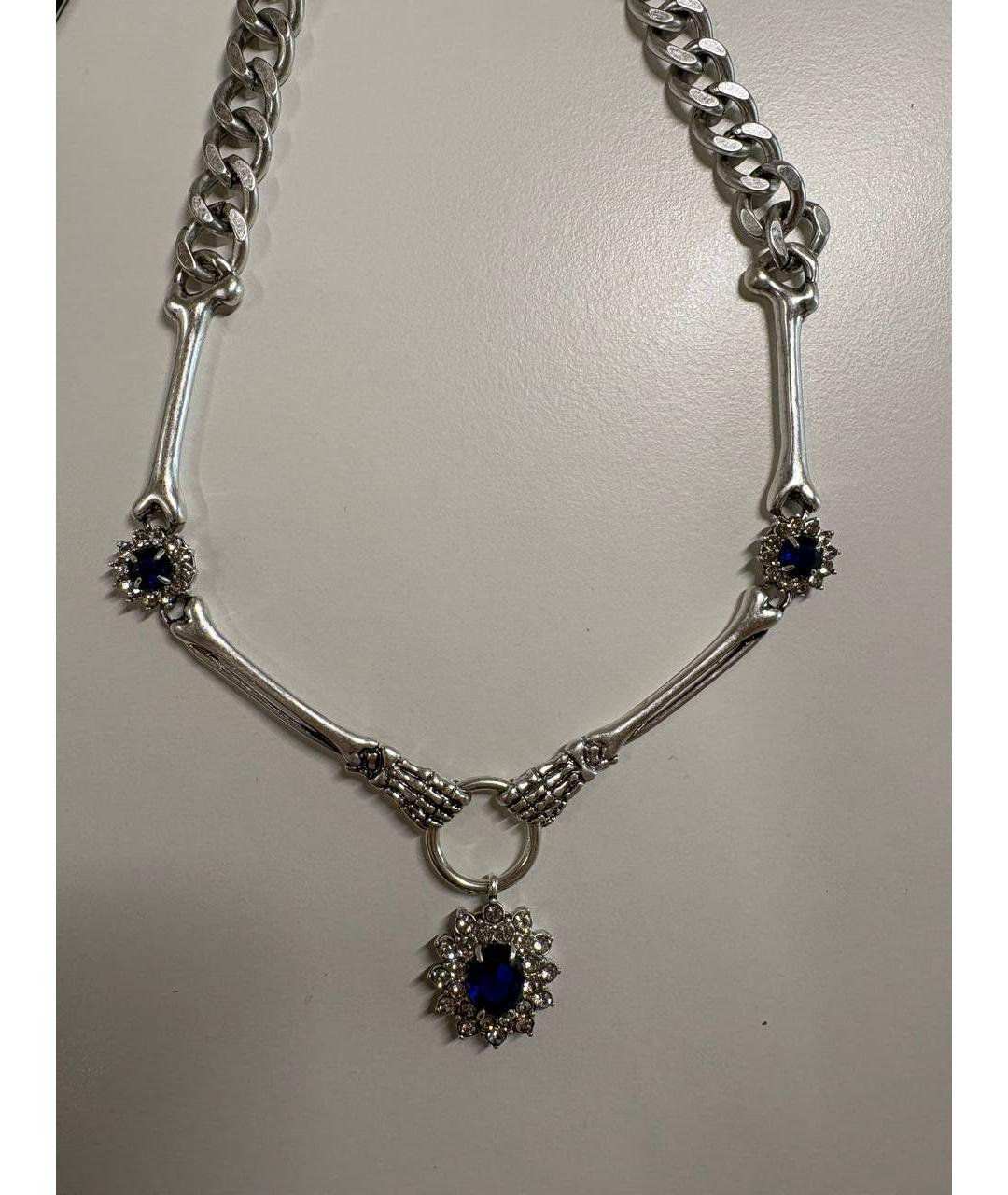 MARC JACOBS Серебряное металлическое колье, фото 6
