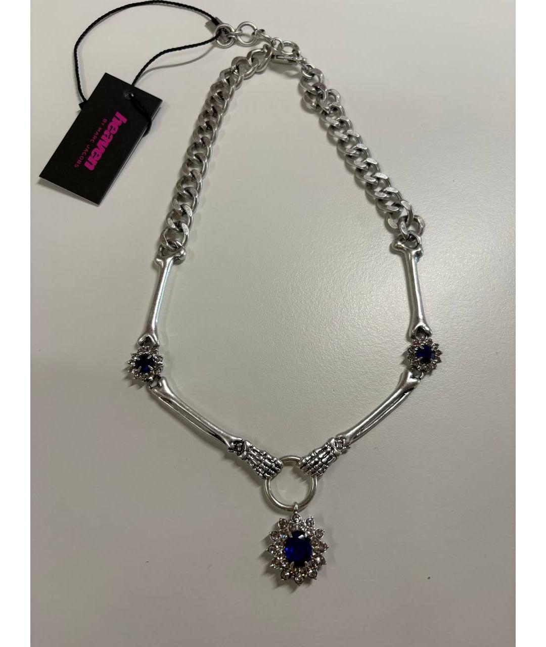 MARC JACOBS Серебряное металлическое колье, фото 2