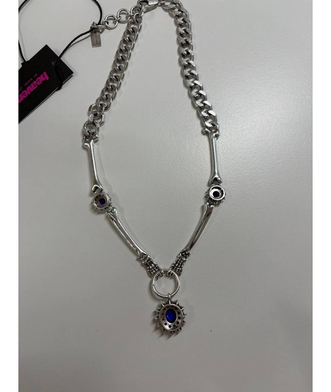 MARC JACOBS Серебряное металлическое колье, фото 3