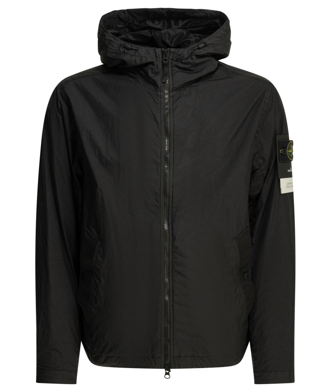 STONE ISLAND Черная полиамидовая куртка, фото 1