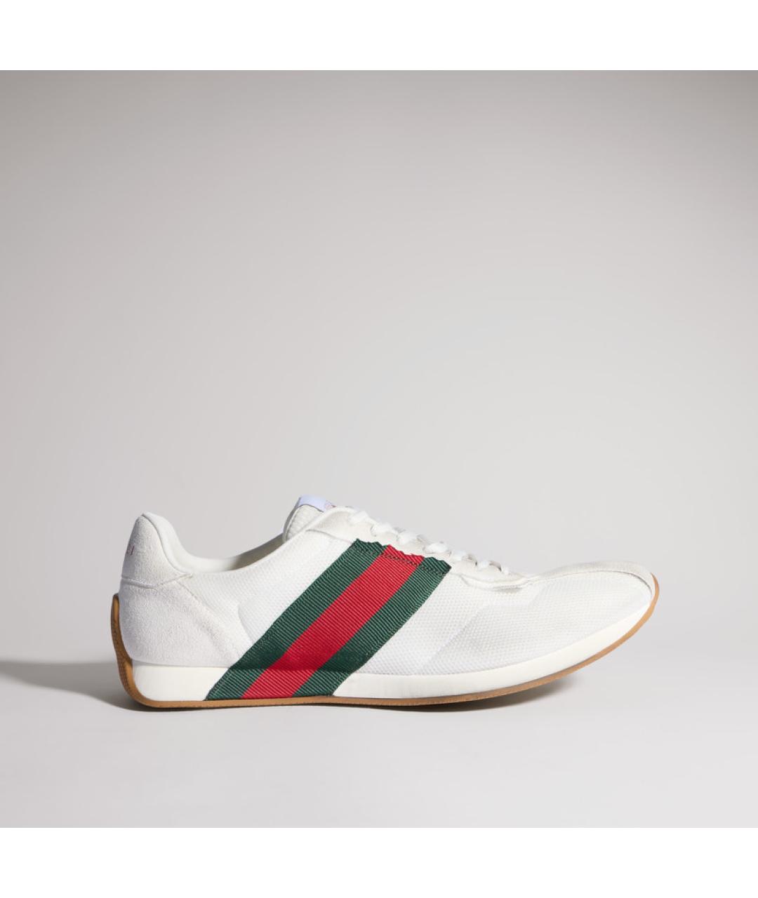 GUCCI Мульти текстильные низкие кроссовки / кеды, фото 7