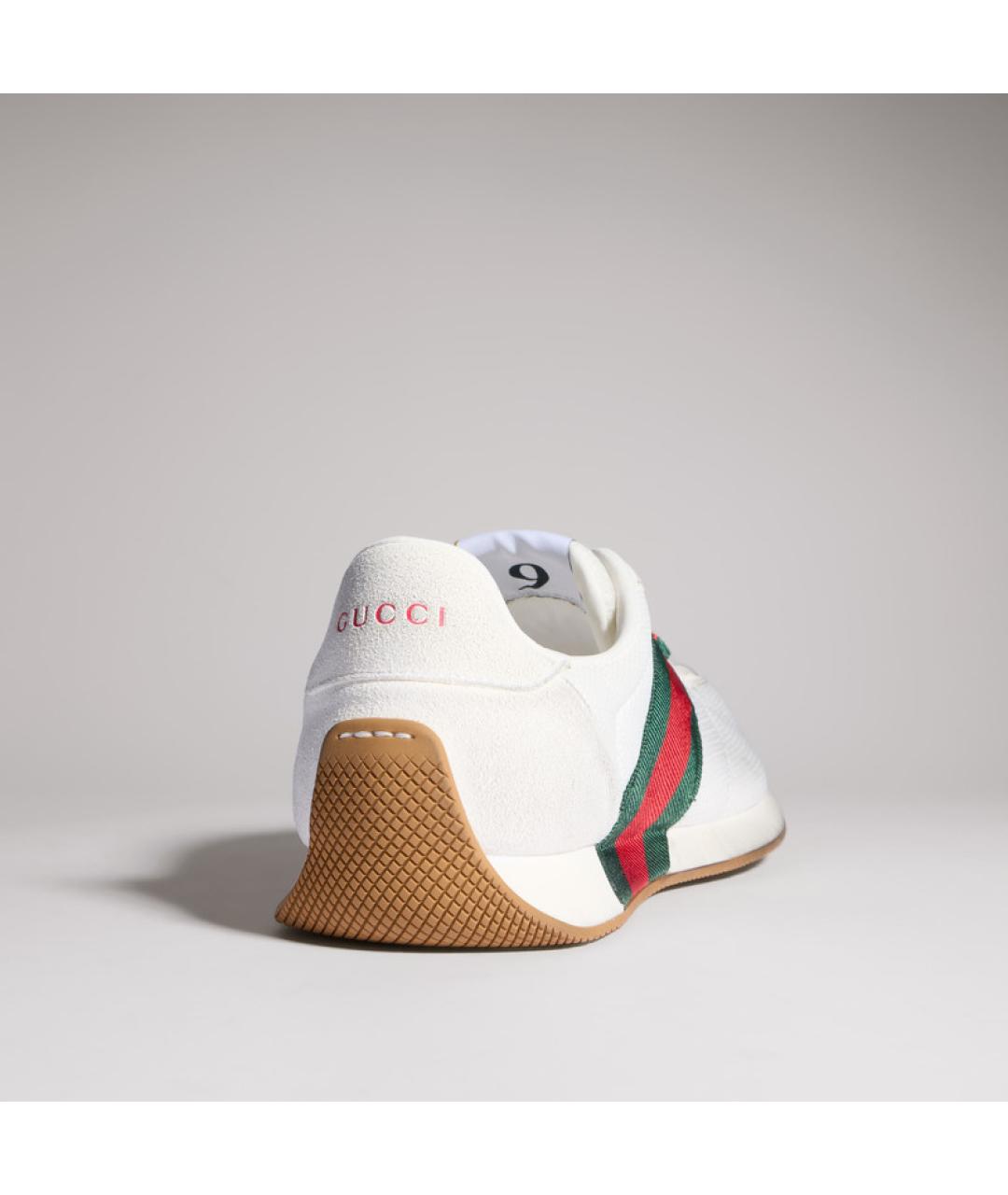 GUCCI Мульти текстильные низкие кроссовки / кеды, фото 2