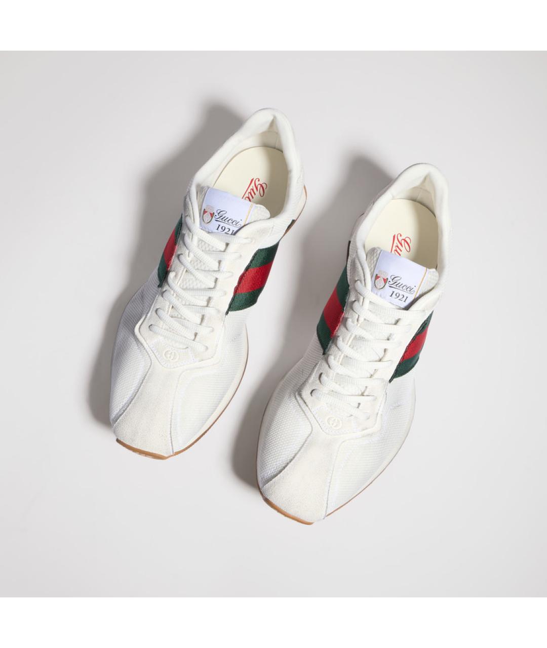 GUCCI Мульти текстильные низкие кроссовки / кеды, фото 3