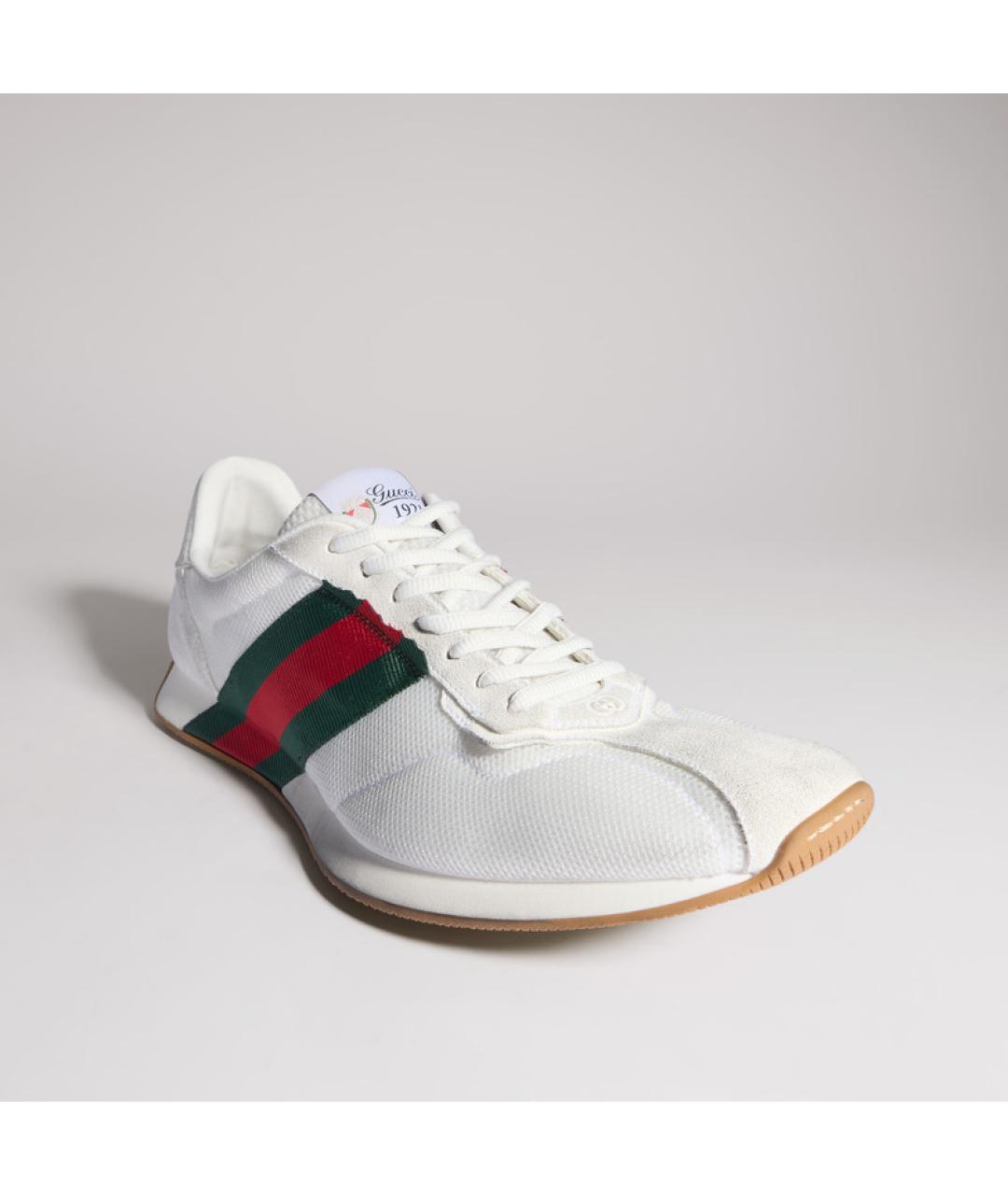GUCCI Мульти текстильные низкие кроссовки / кеды, фото 5