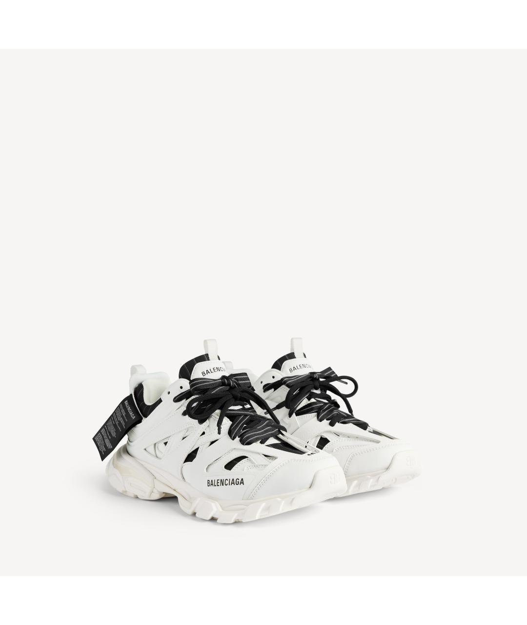BALENCIAGA Белые низкие кроссовки / кеды, фото 2