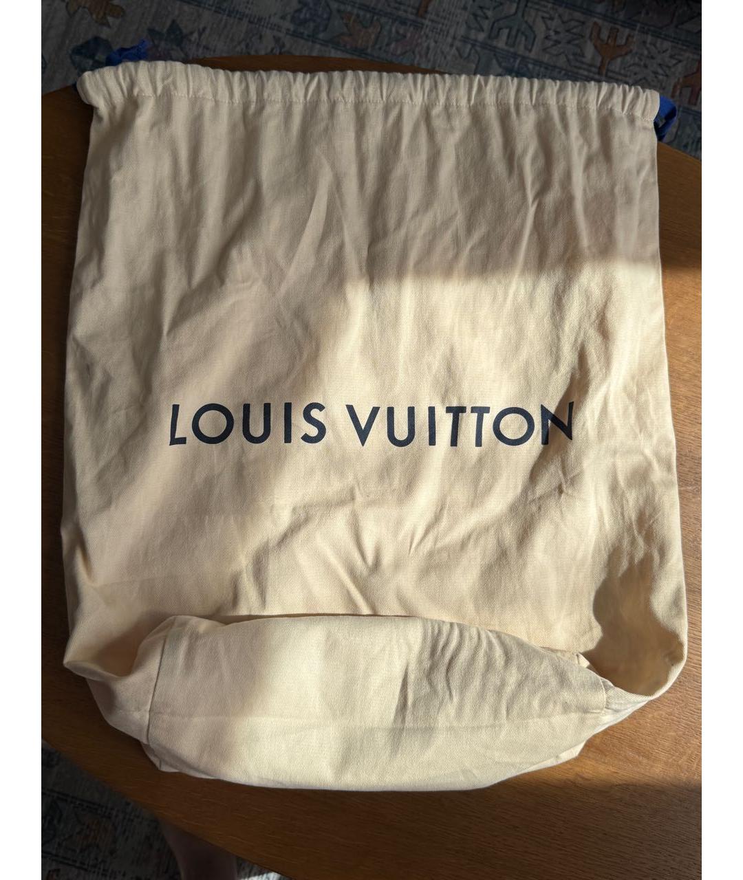 LOUIS VUITTON Коричневый кожаный рюкзак, фото 7