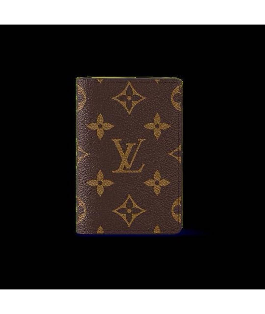 LOUIS VUITTON Коричневый кардхолдер, фото 6