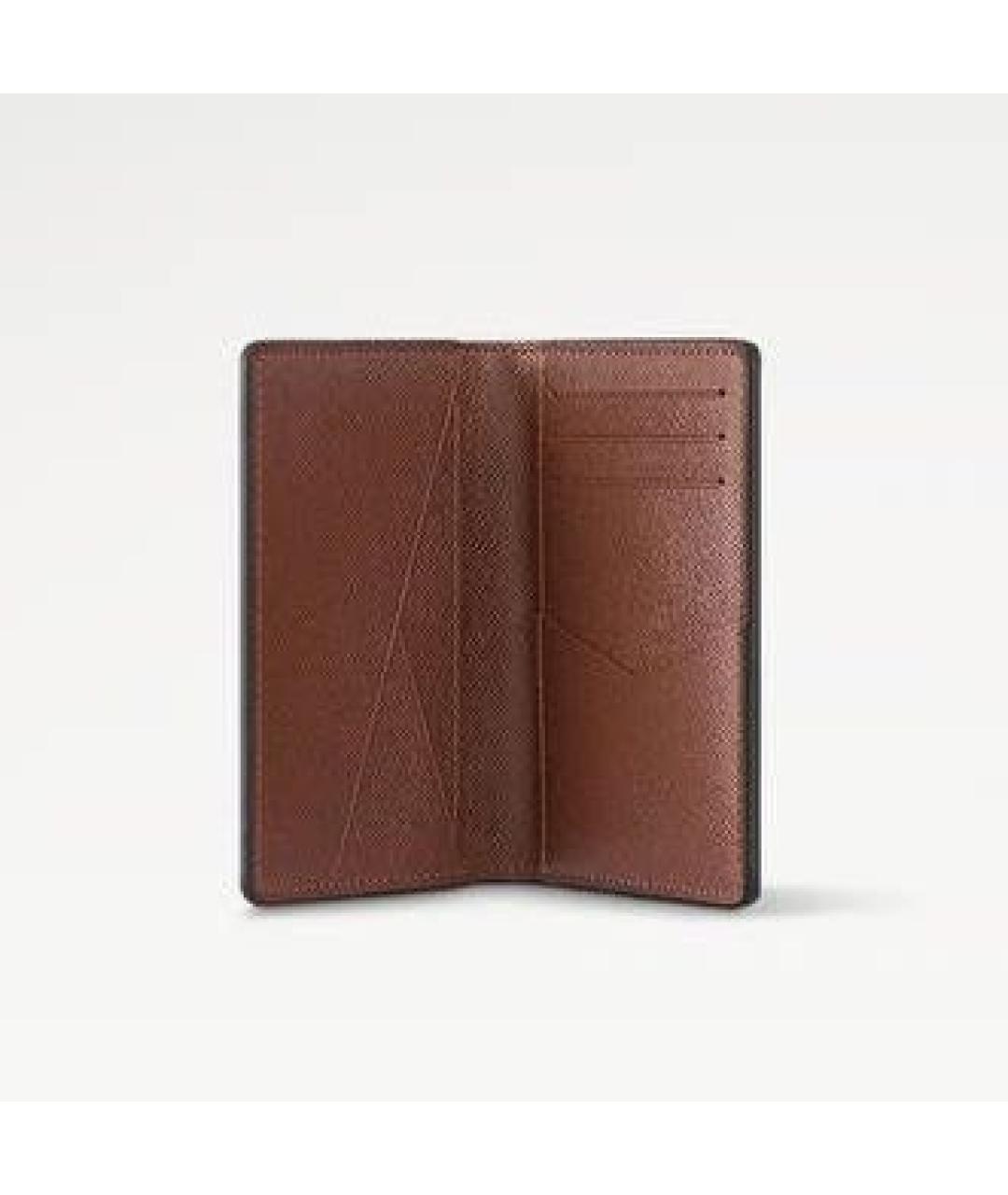 LOUIS VUITTON Коричневый кардхолдер, фото 2
