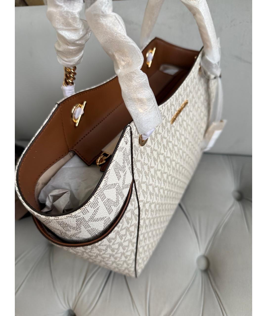 MICHAEL KORS Бежевая сумка тоут, фото 2
