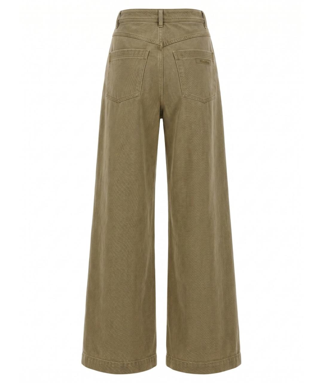 MAX MARA Хлопковые прямые брюки, фото 2