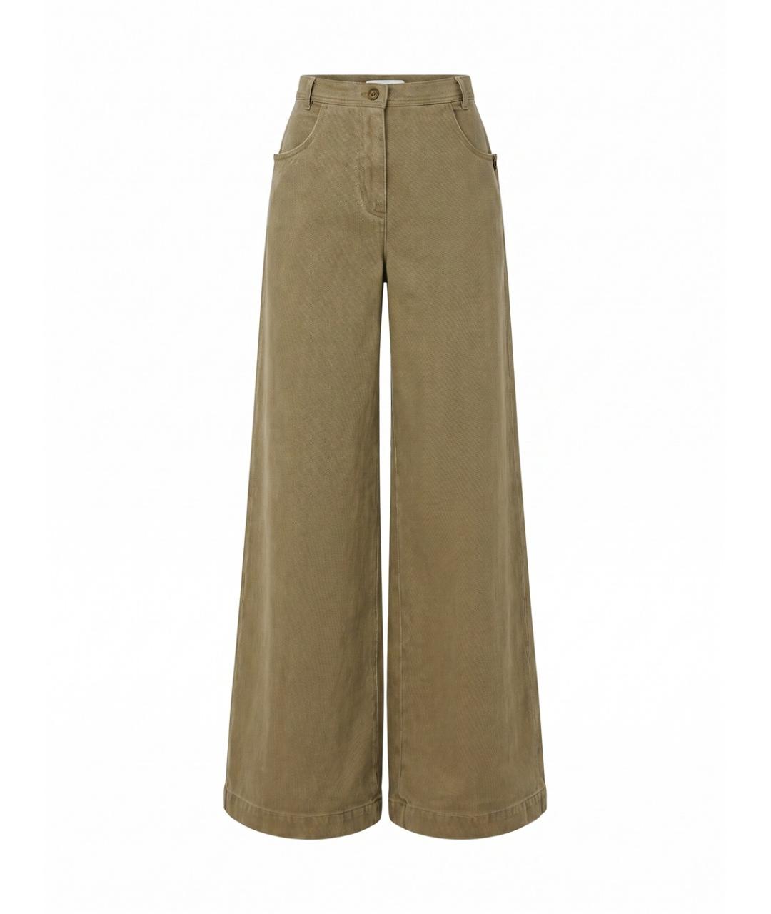 MAX MARA Хлопковые прямые брюки, фото 1