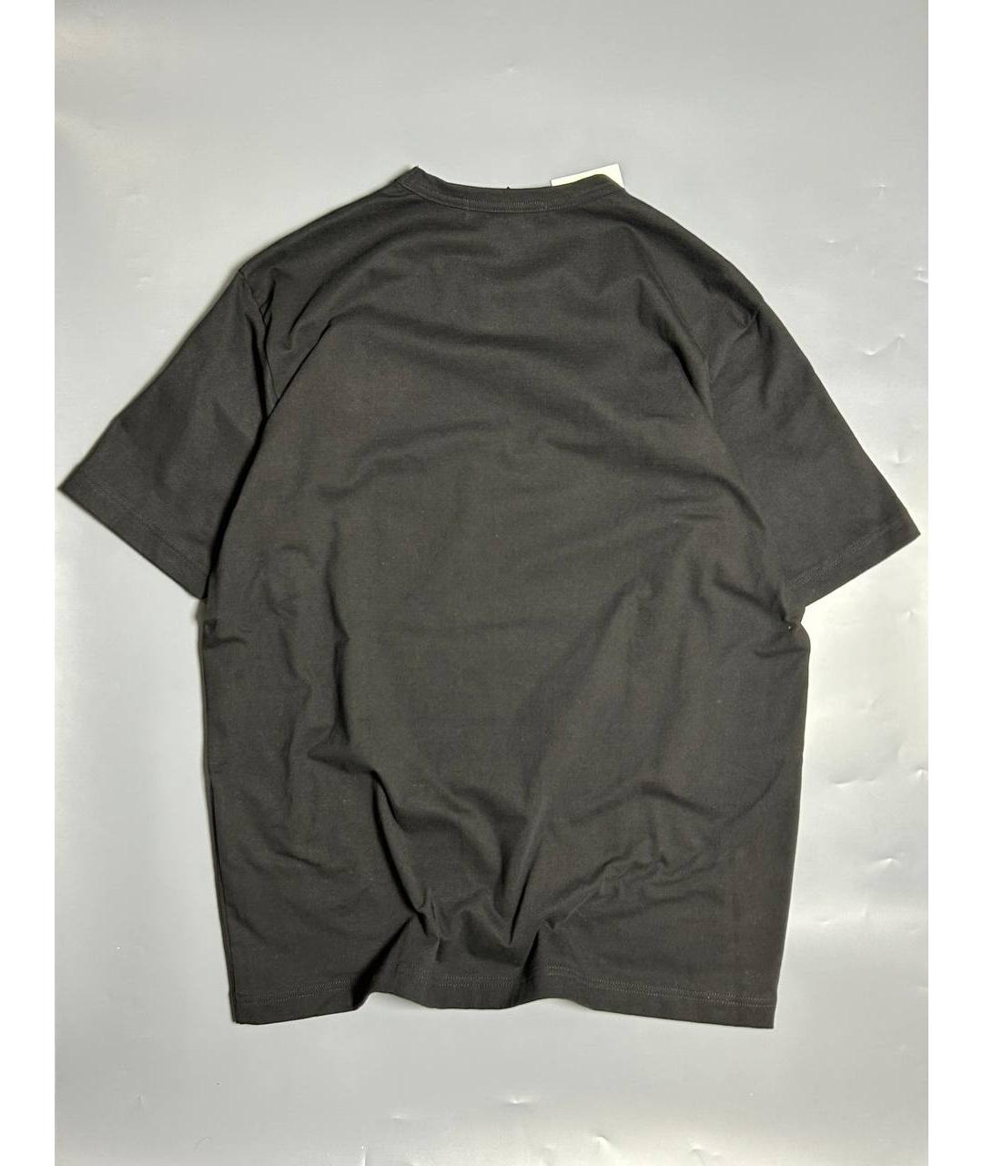 JUNYA WATANABE Черная хлопковая футболка, фото 2