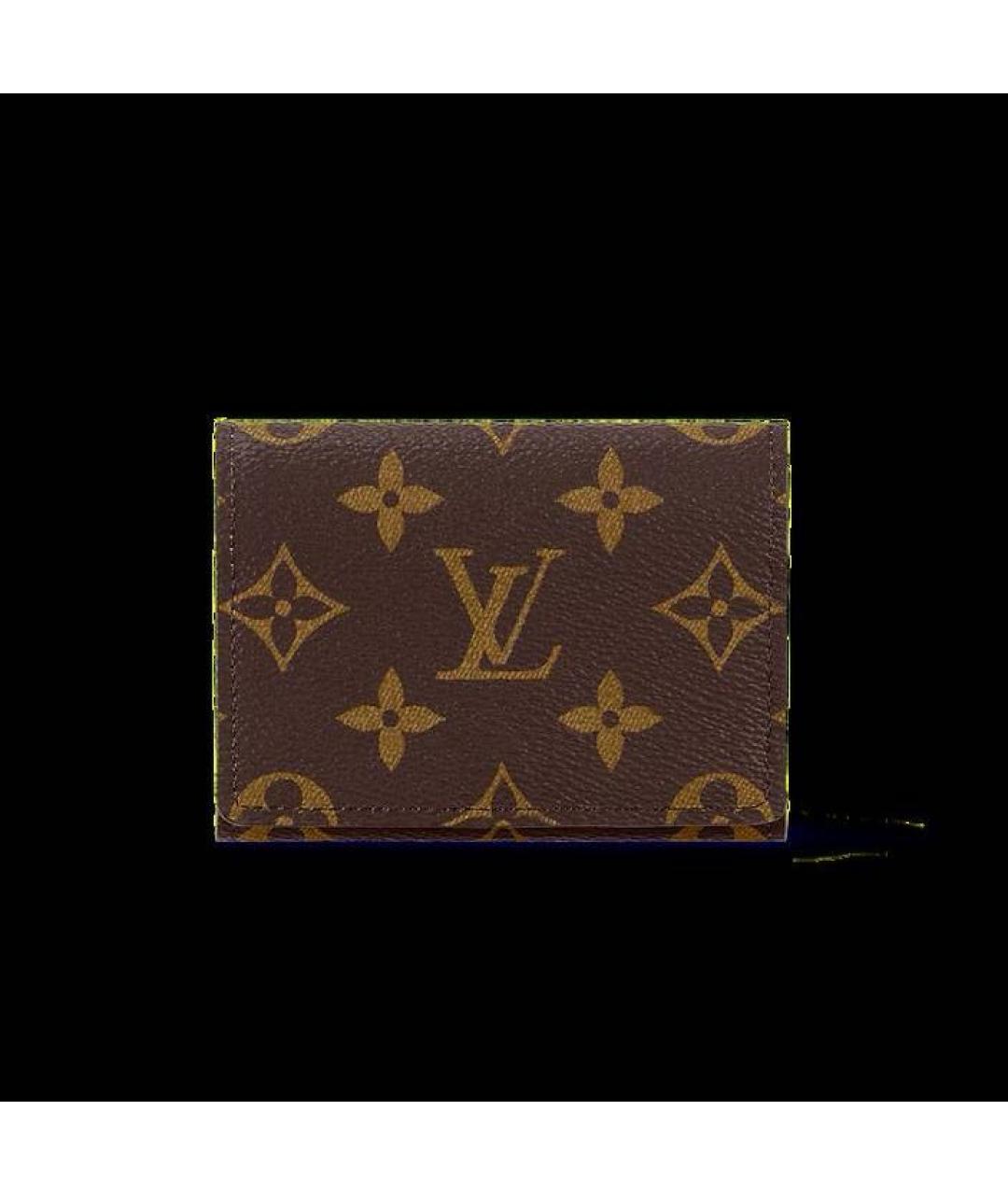 LOUIS VUITTON Коричневый кошелек, фото 5