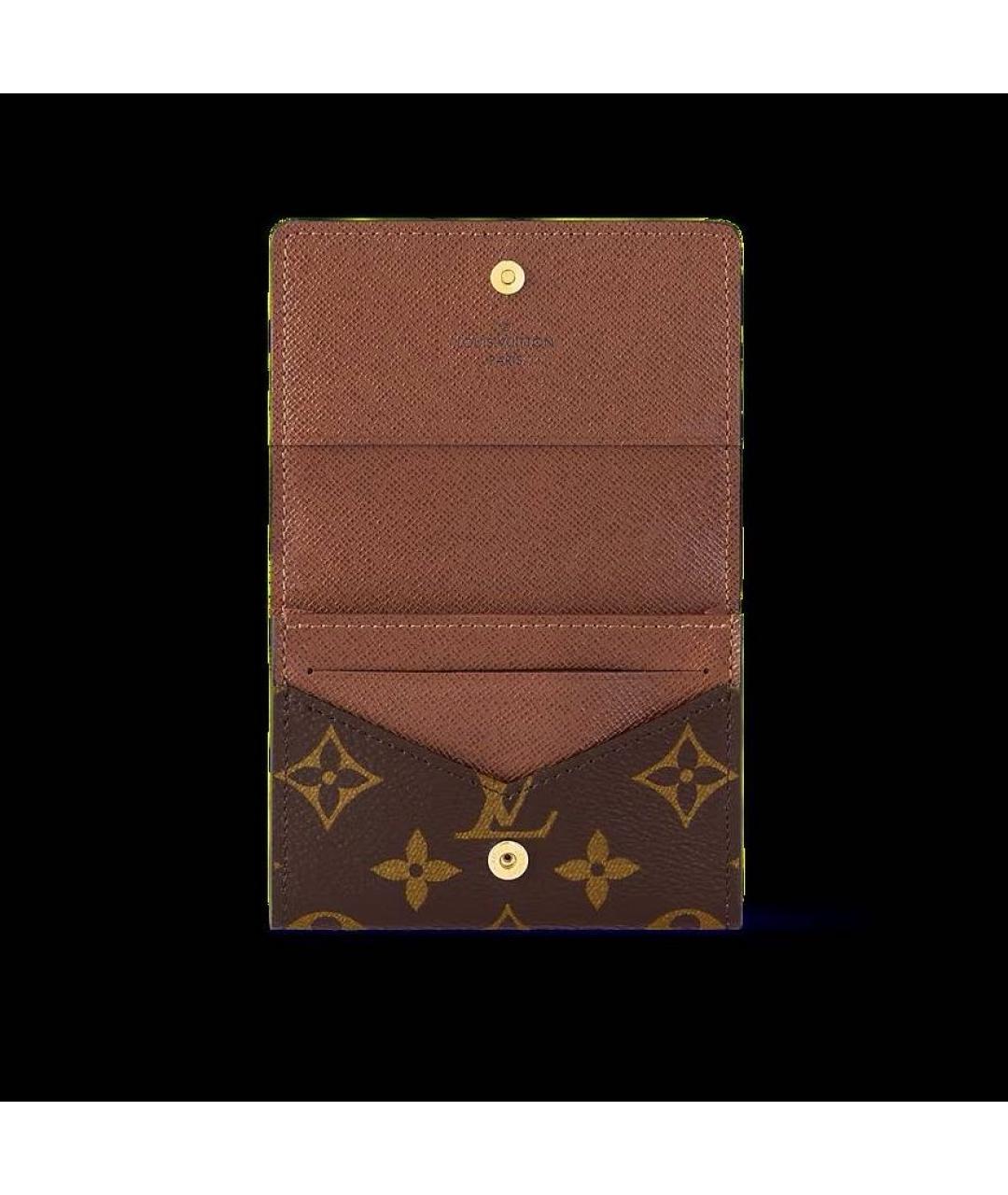 LOUIS VUITTON Коричневый кошелек, фото 3
