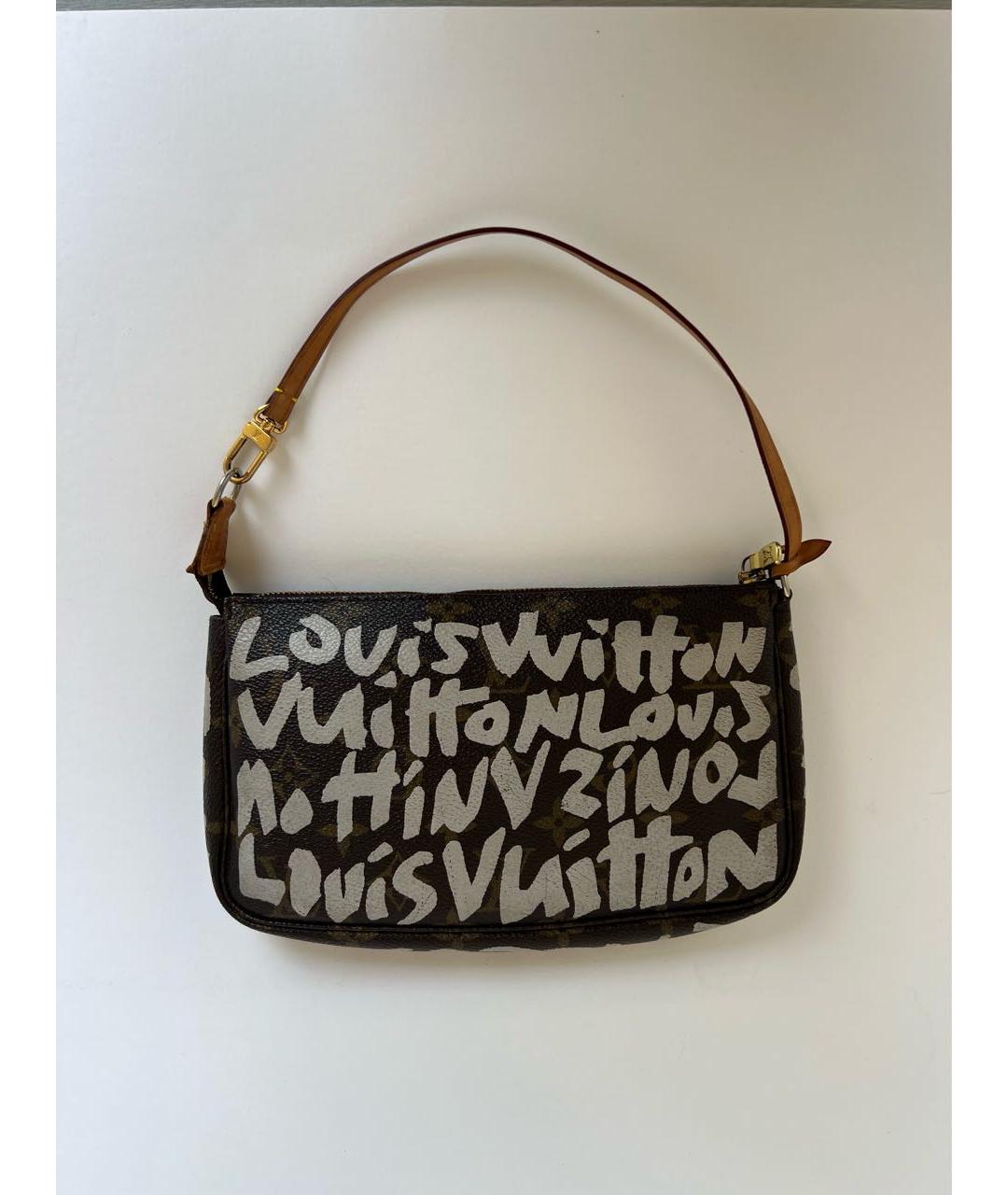 LOUIS VUITTON Коричневая сумка с короткими ручками, фото 9