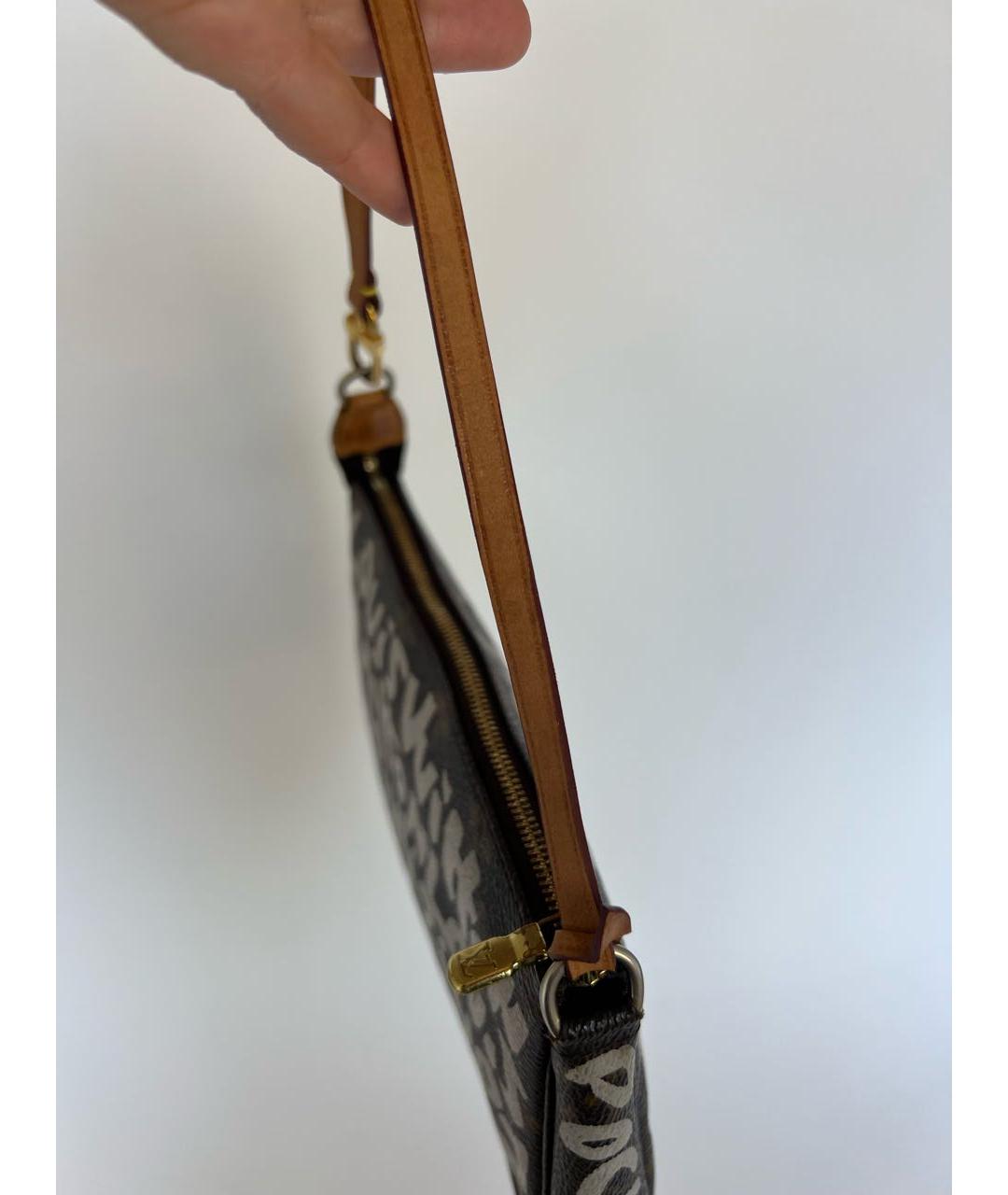 LOUIS VUITTON Коричневая сумка с короткими ручками, фото 3