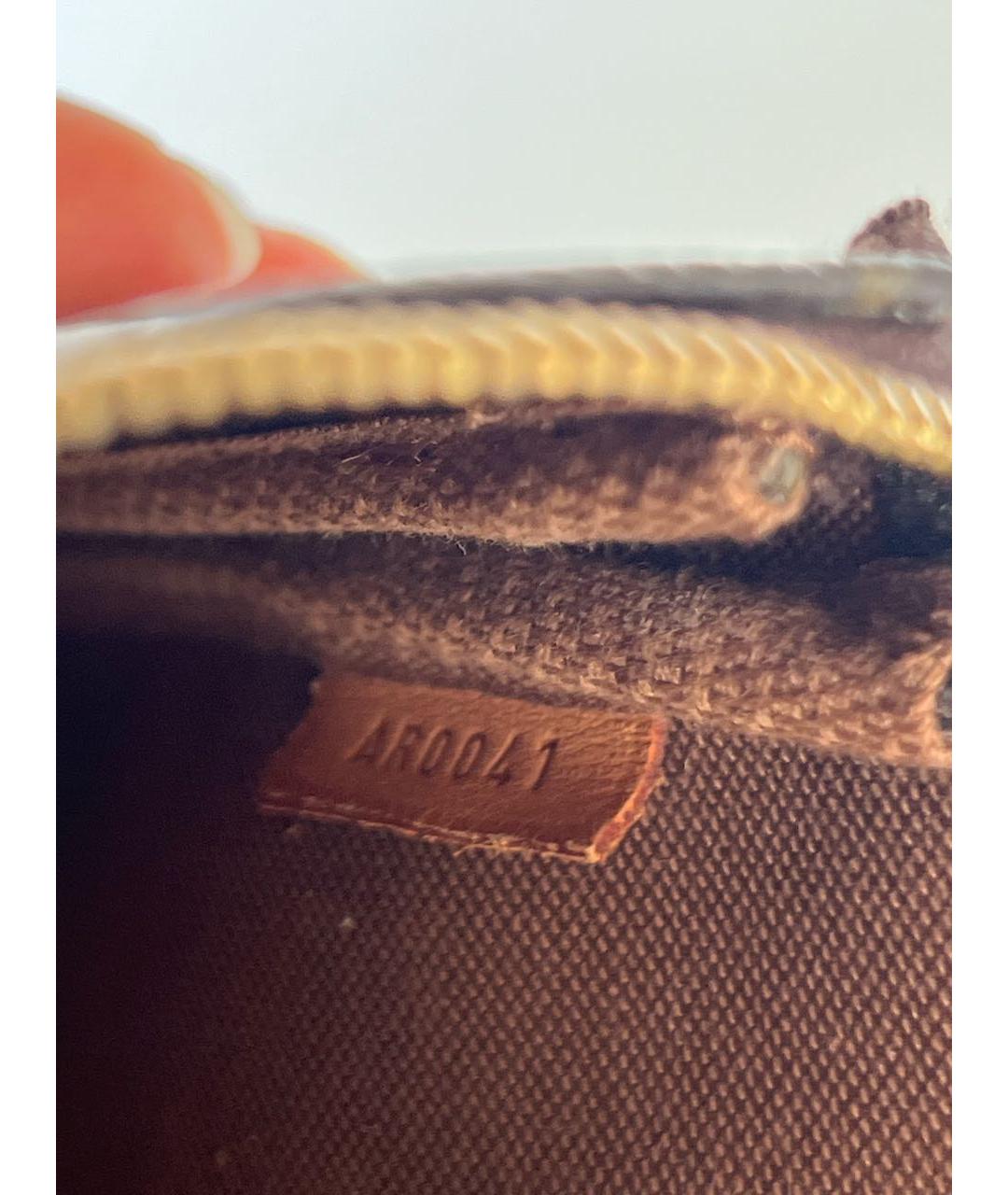LOUIS VUITTON Коричневая сумка с короткими ручками, фото 8