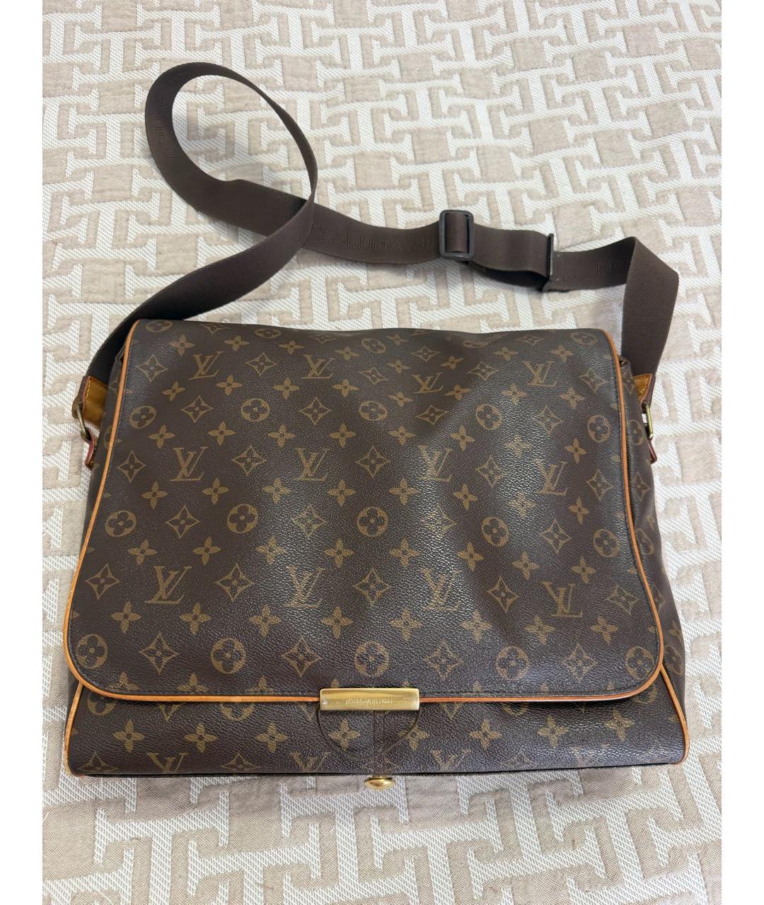 LOUIS VUITTON Коричневая сумка на плечо, фото 4