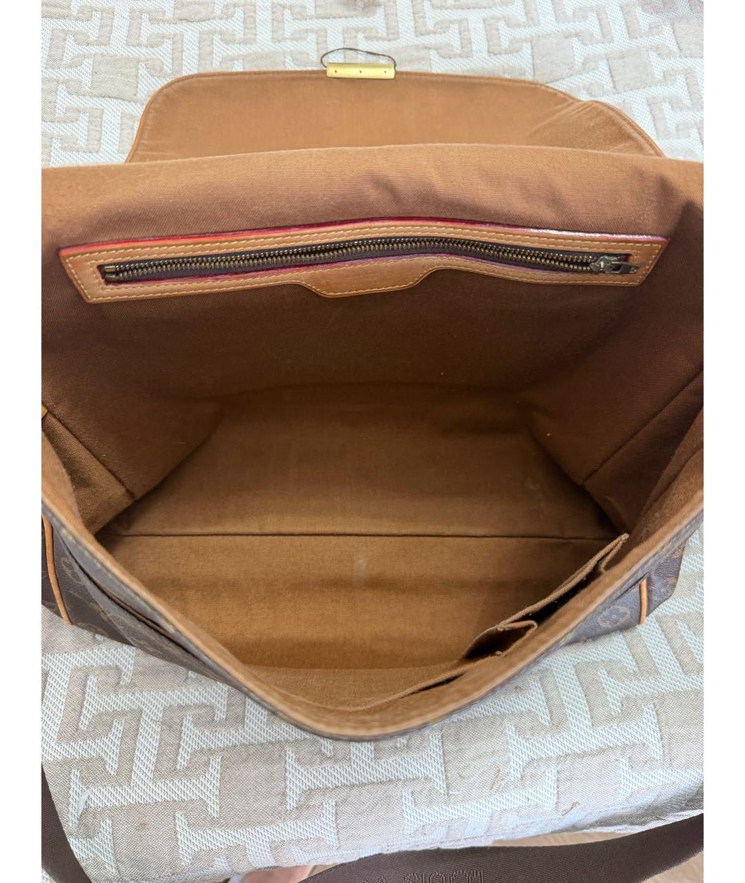 LOUIS VUITTON Коричневая сумка на плечо, фото 3