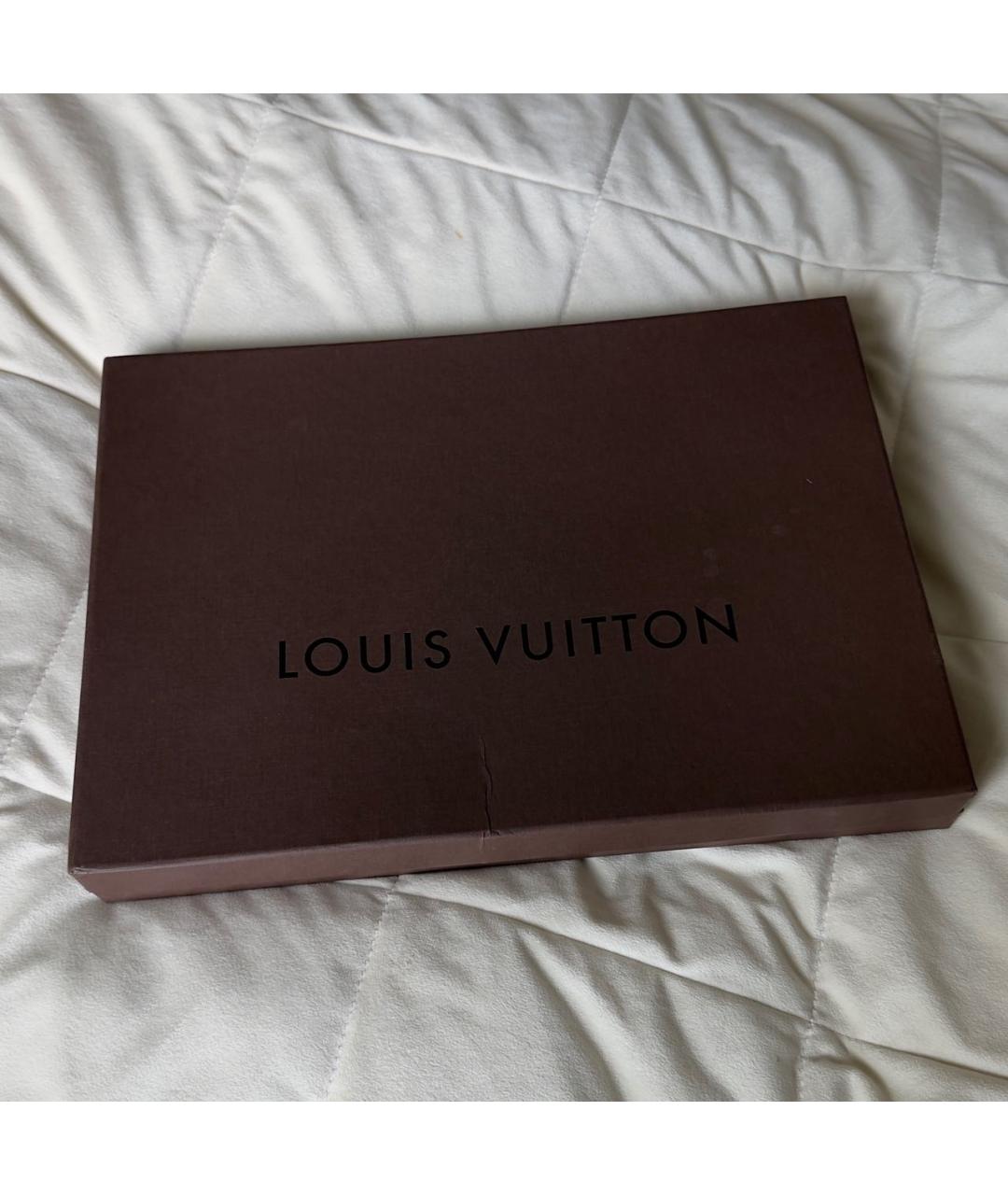 LOUIS VUITTON Белый шелковый платок, фото 4