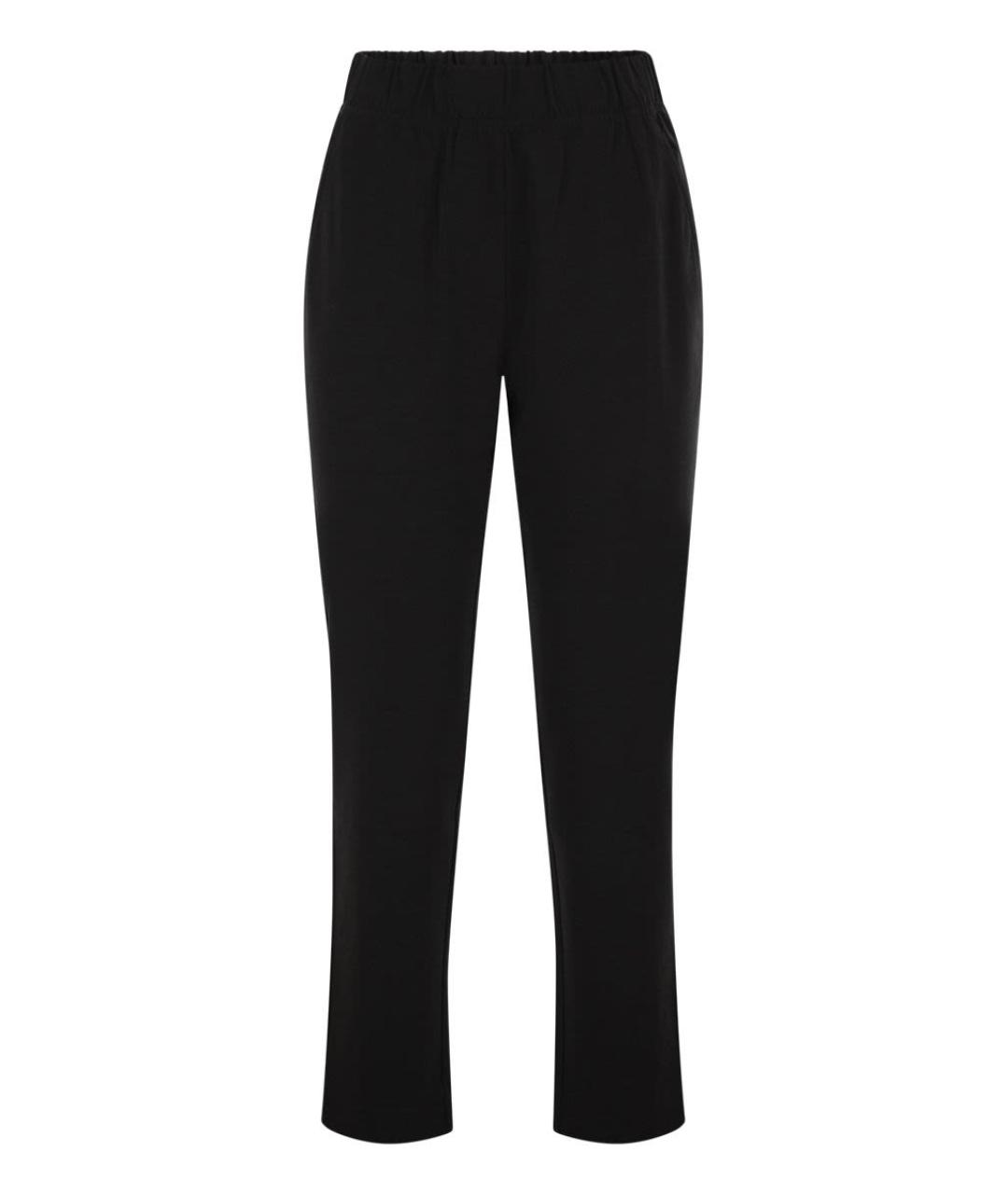 WEEKEND MAX MARA Черные прямые брюки, фото 1