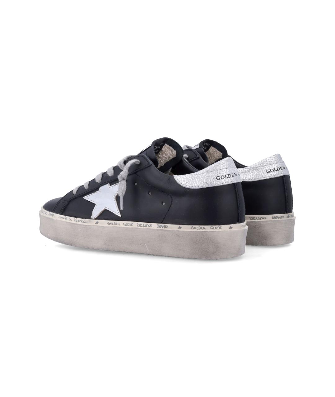 GOLDEN GOOSE Черные кожаные кеды, фото 4