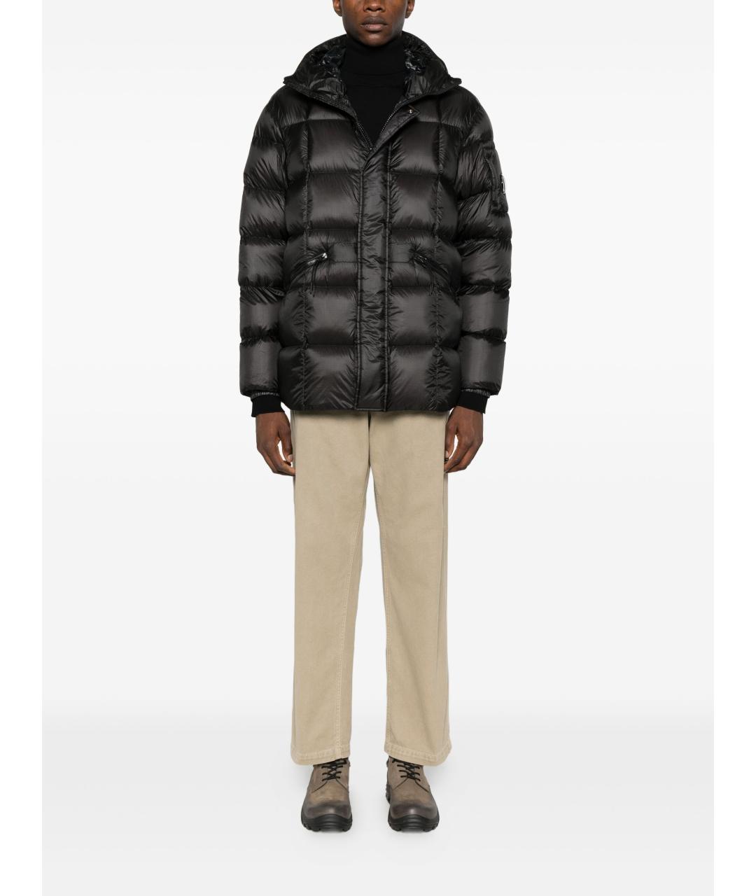 STONE ISLAND Черный хлопковый джемпер / свитер, фото 4