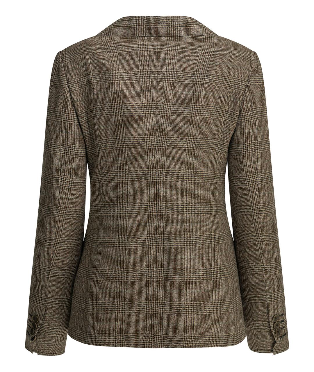 BURBERRY Коричневый шерстяной жакет/пиджак, фото 2