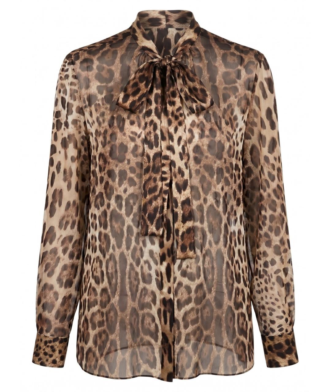 DOLCE&GABBANA Мульти шелковая блузы, фото 1