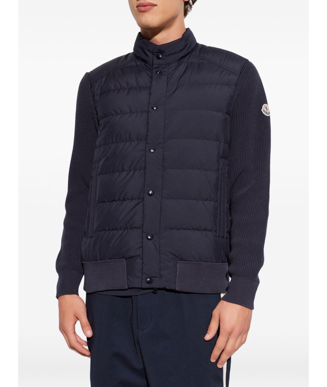 MONCLER Синяя хлопковая куртка, фото 5