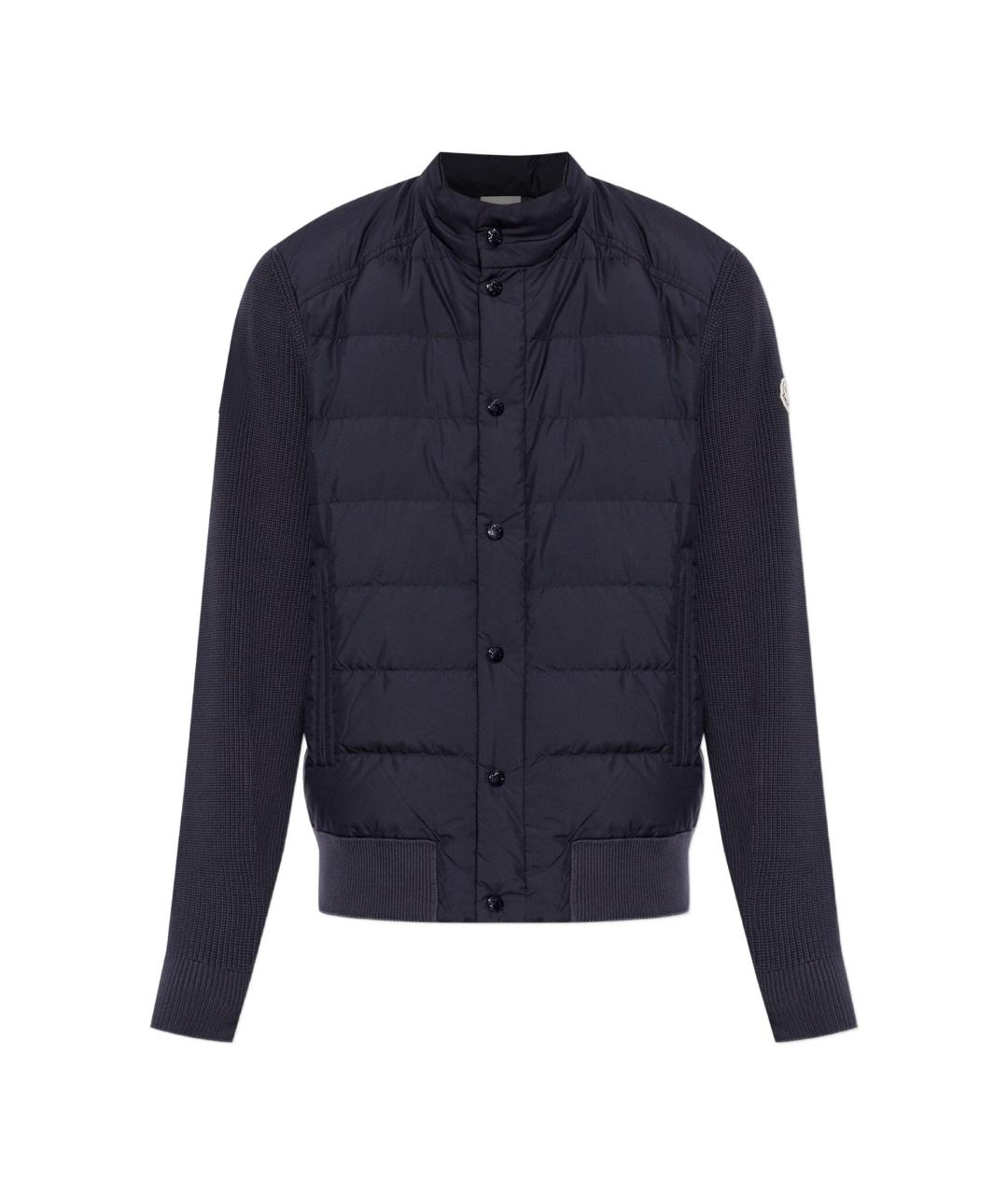 MONCLER Синяя хлопковая куртка, фото 1