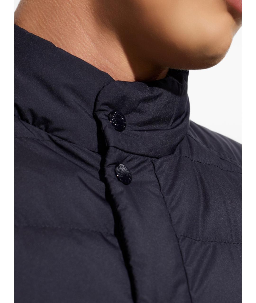 MONCLER Синяя хлопковая куртка, фото 3