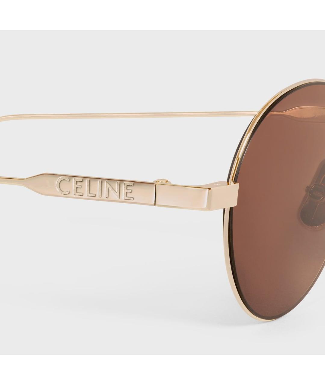 CELINE Металлические солнцезащитные очки, фото 4