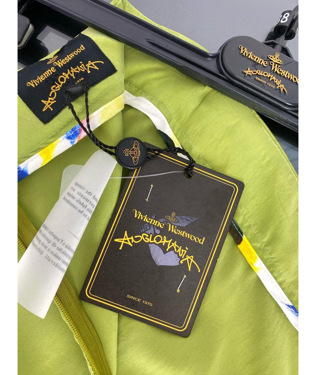 VIVIENNE WESTWOOD Зеленая юбка макси, фото 4
