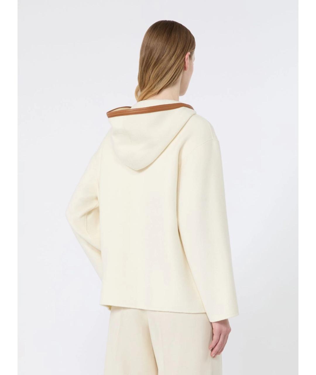 MAX MARA STUDIO Белая куртка, фото 4