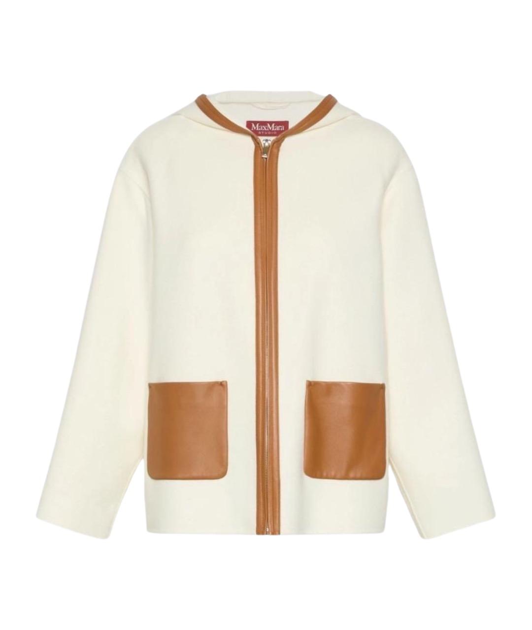 MAX MARA STUDIO Белая куртка, фото 1