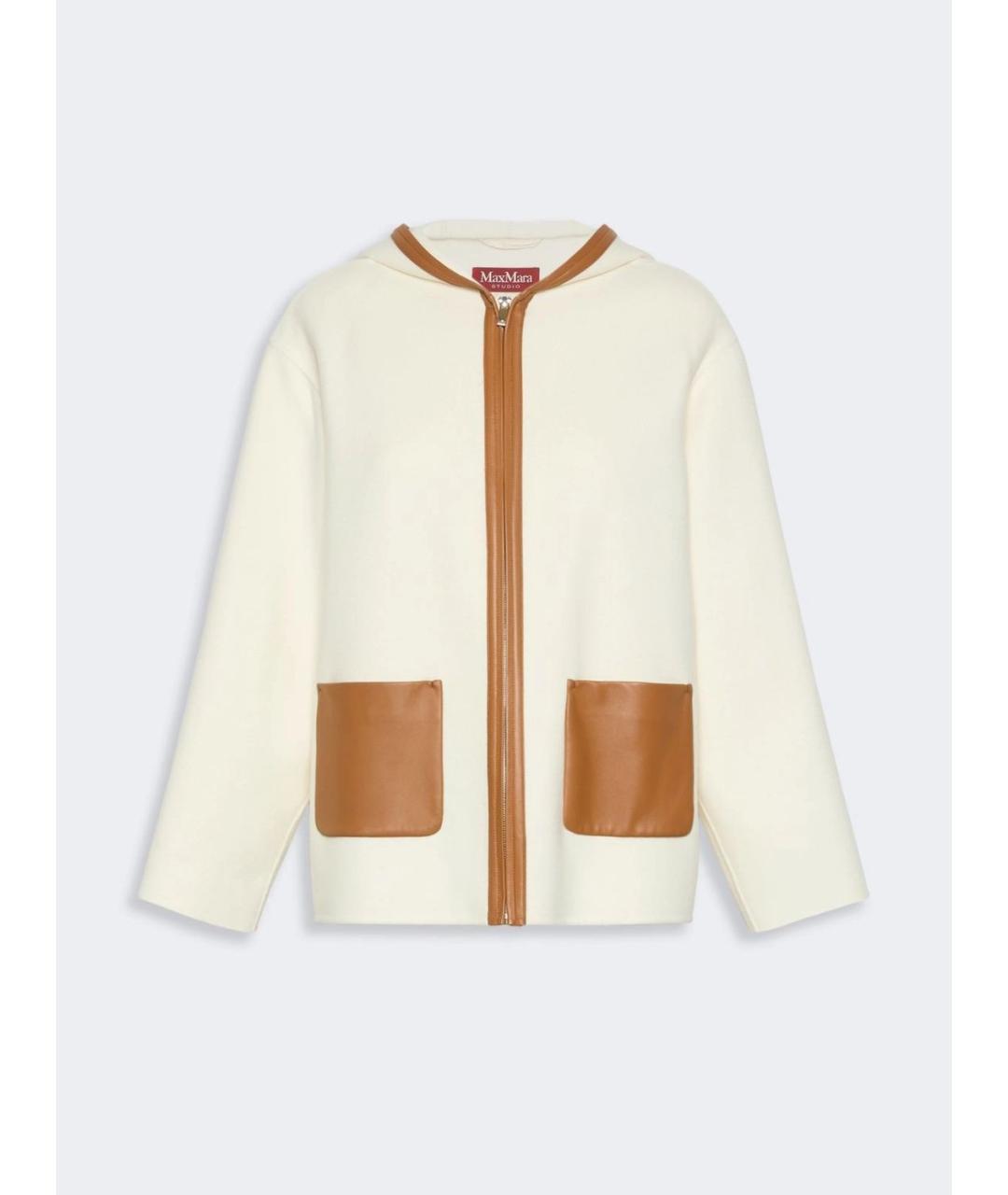 MAX MARA STUDIO Белая куртка, фото 6
