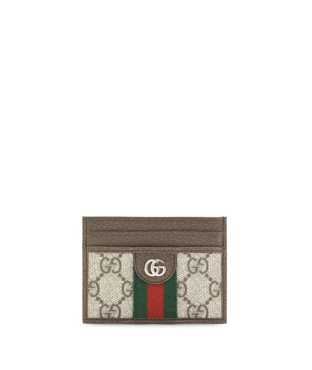 GUCCI Бежевый кардхолдер, фото 1