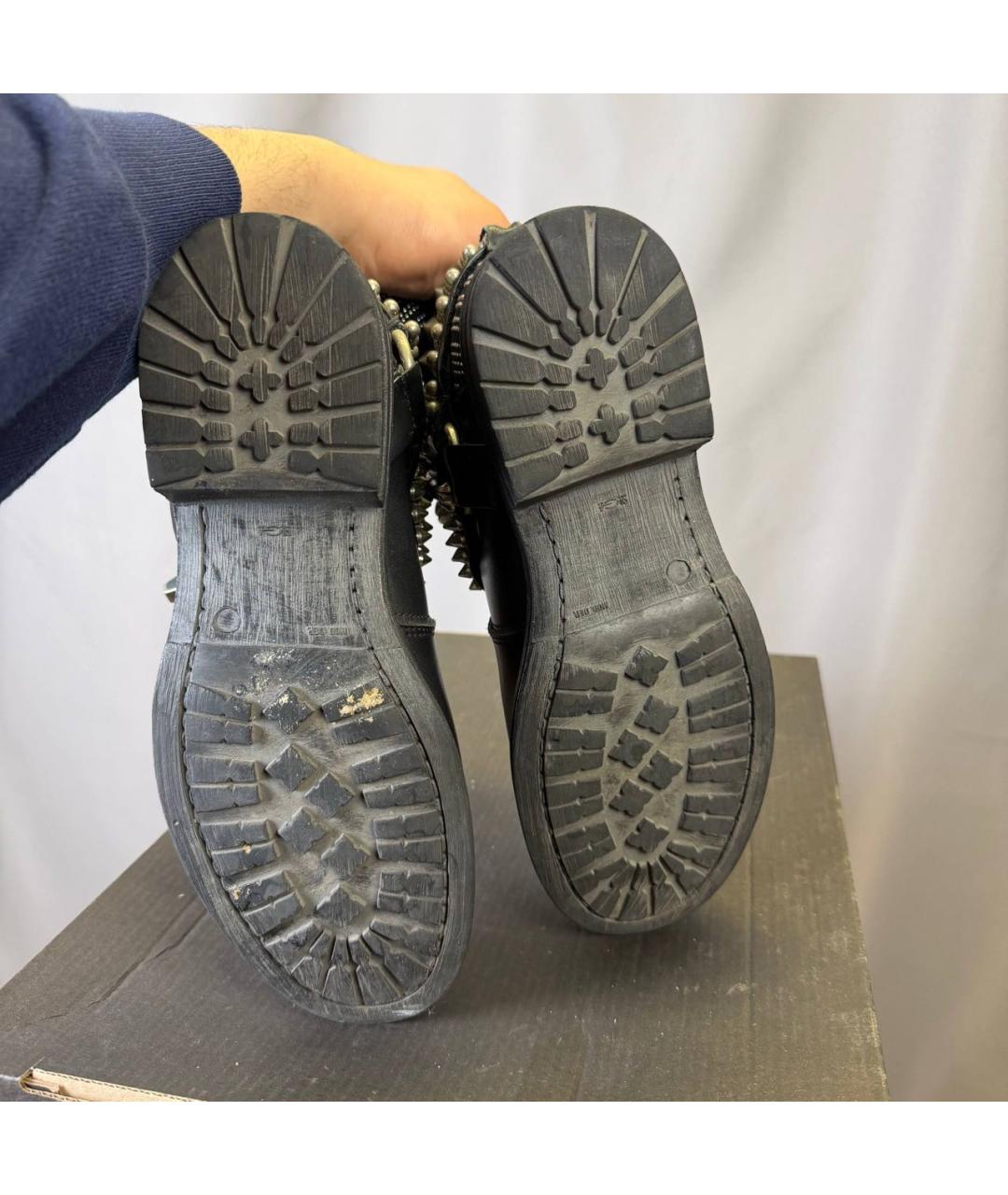 PHILIPP PLEIN Черные сапоги, фото 5