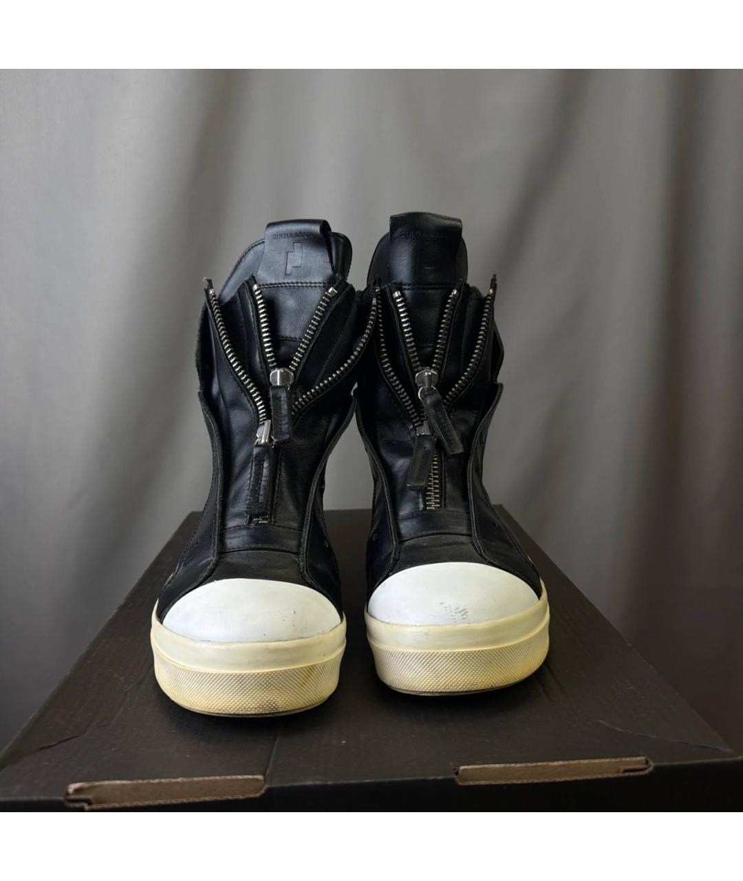 RICK OWENS Черные кеды, фото 3