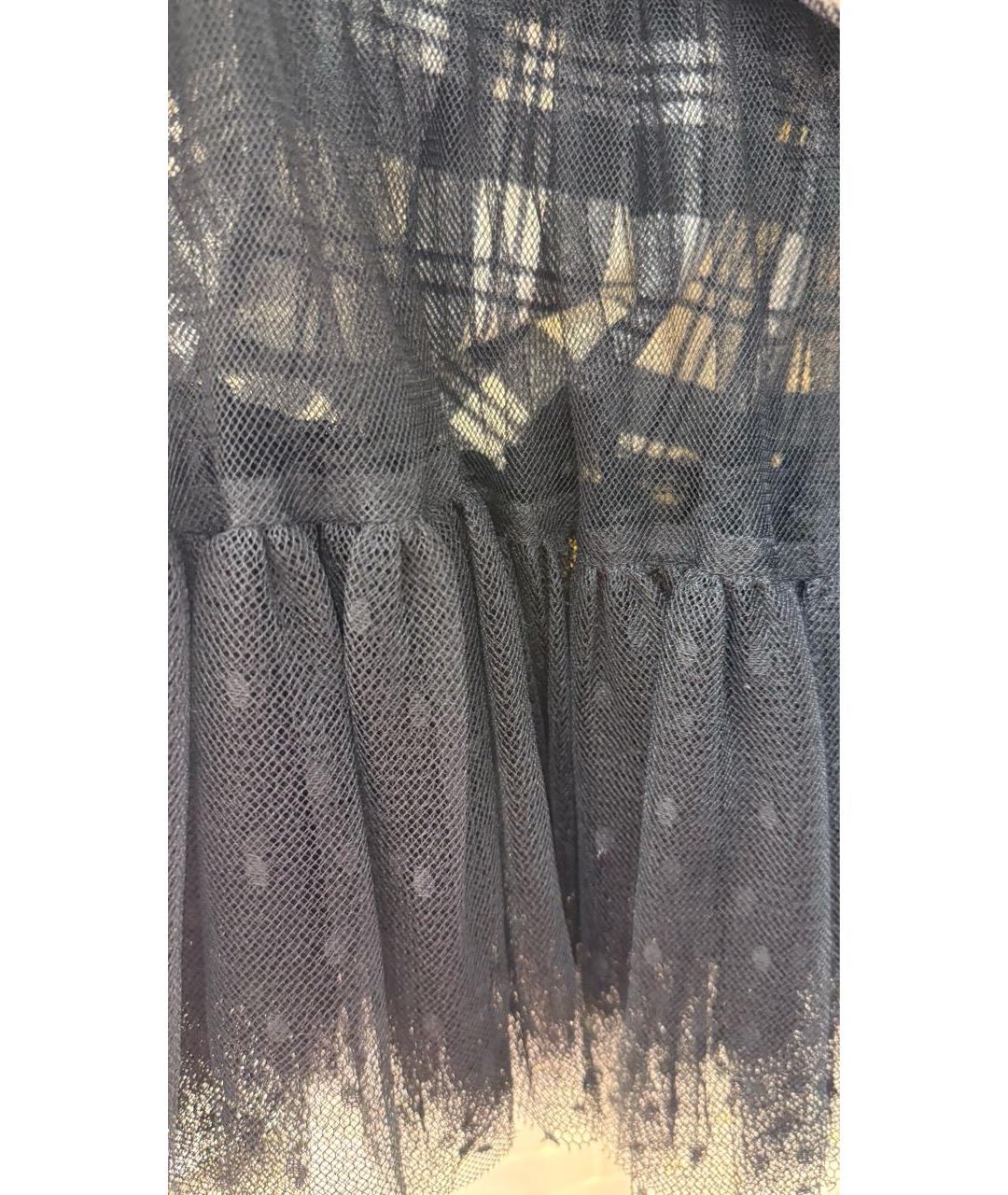 RED VALENTINO Мульти шерстяная юбка мини, фото 4